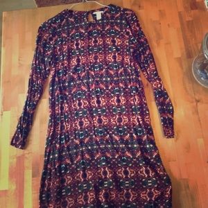 H&M batik print long tunic dress